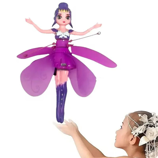 LED Flying Princess Toy – Gesture Control Helicopter Doll