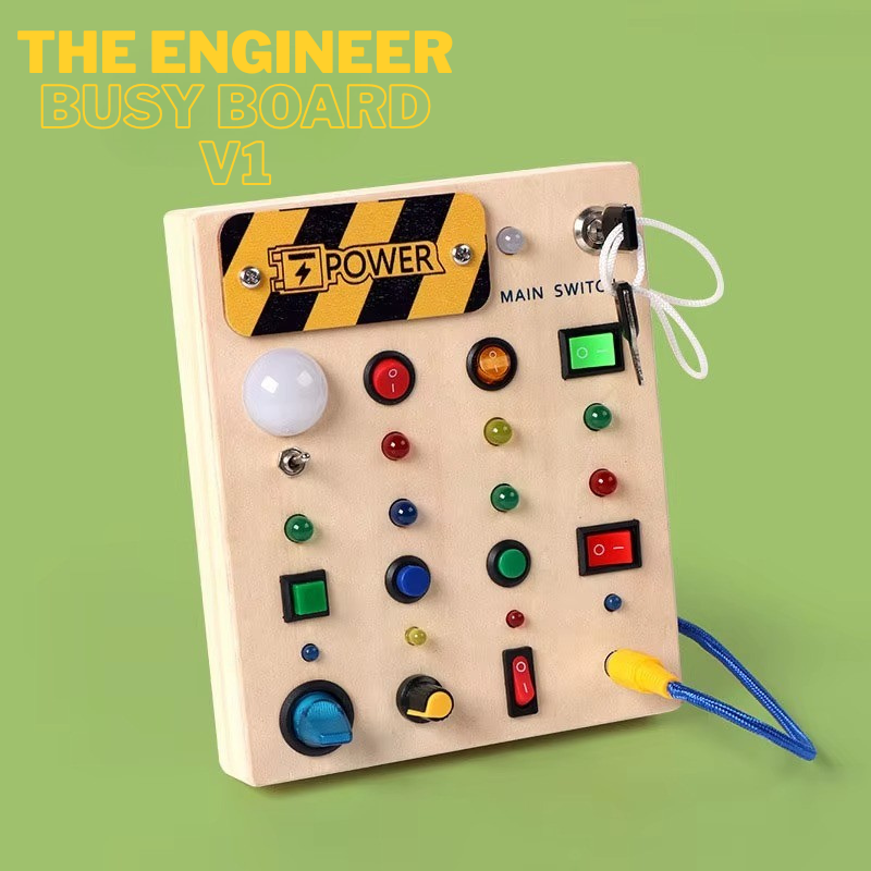 The Tiny Tech Station – Montessori LED Busy Board