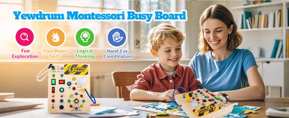 The Tiny Tech Station – Montessori LED Busy Board
