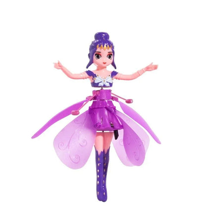 LED Flying Princess Toy – Gesture Control Helicopter Doll