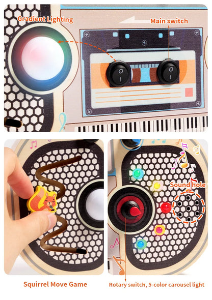 The Tiny Tech Station – Montessori LED Busy Board