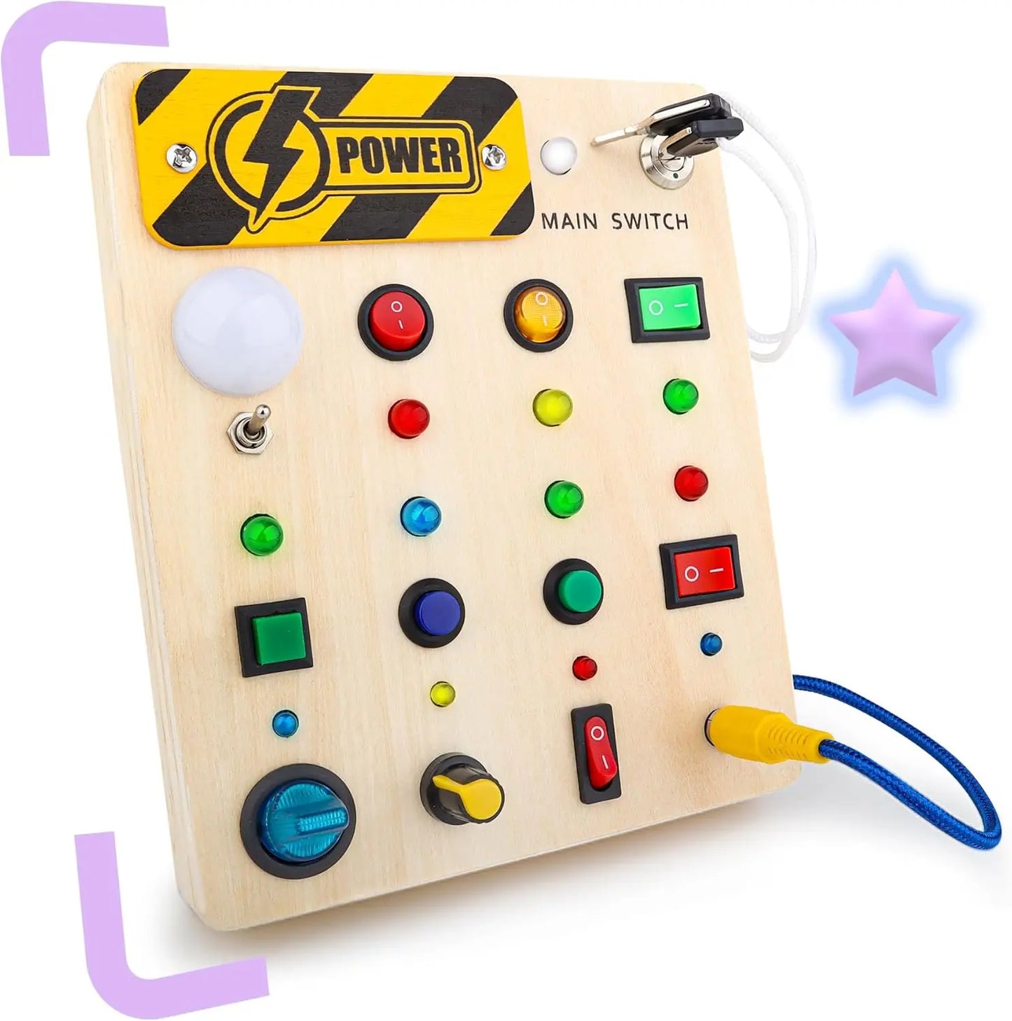 The Tiny Tech Station – Montessori LED Busy Board