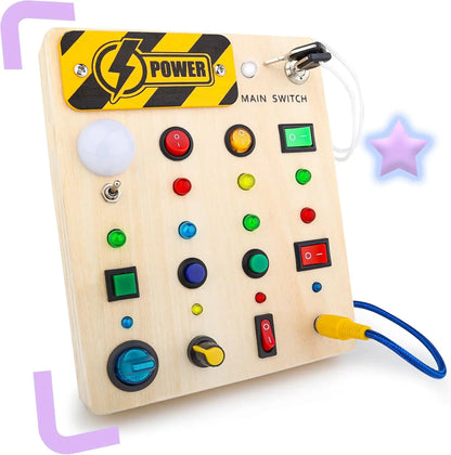 The Tiny Tech Station – Montessori LED Busy Board