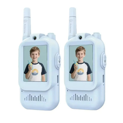 Video Walkie Talkies for Kids – 2PCS Rechargeable Communication Toy