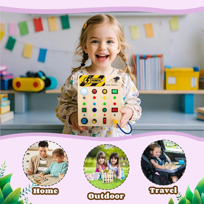 The Tiny Tech Station – Montessori LED Busy Board