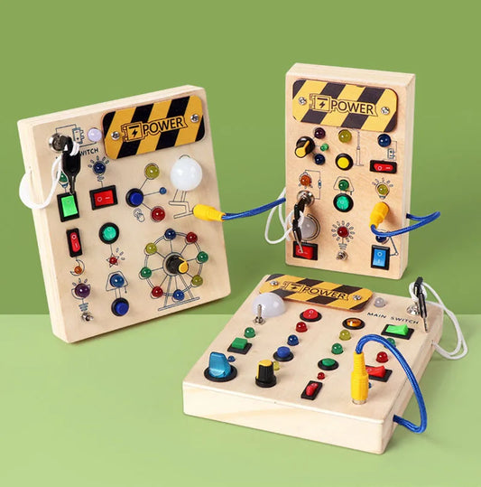 The Tiny Tech Station – Montessori LED Busy Board