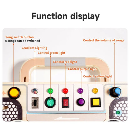 The Tiny Tech Station – Montessori LED Busy Board