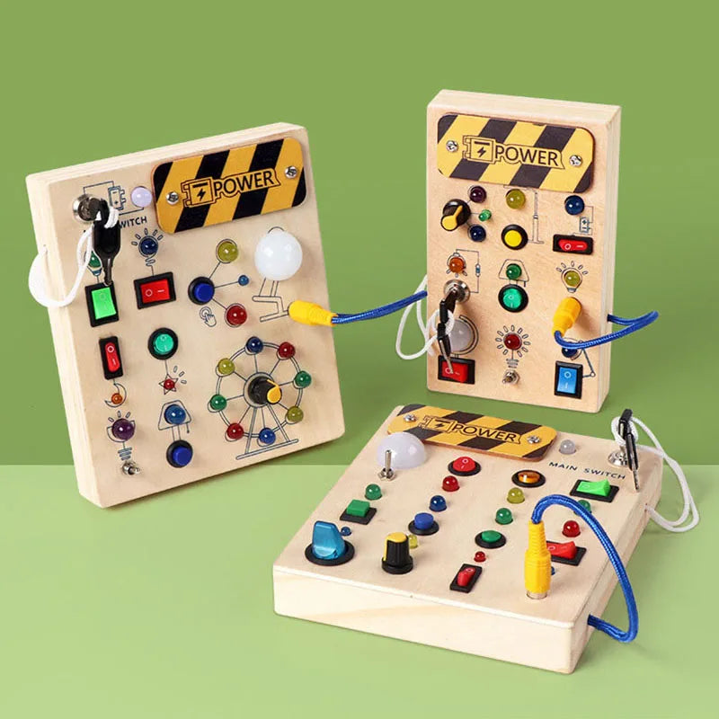 The Tiny Tech Station – Montessori LED Busy Board