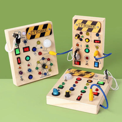 The Tiny Tech Station – Montessori LED Busy Board