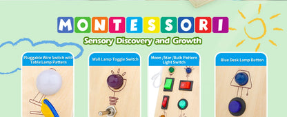 The Tiny Tech Station – Montessori LED Busy Board