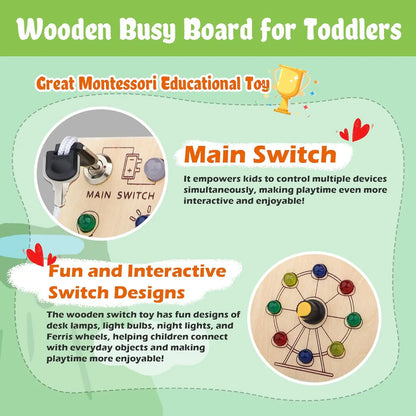 The Tiny Tech Station – Montessori LED Busy Board