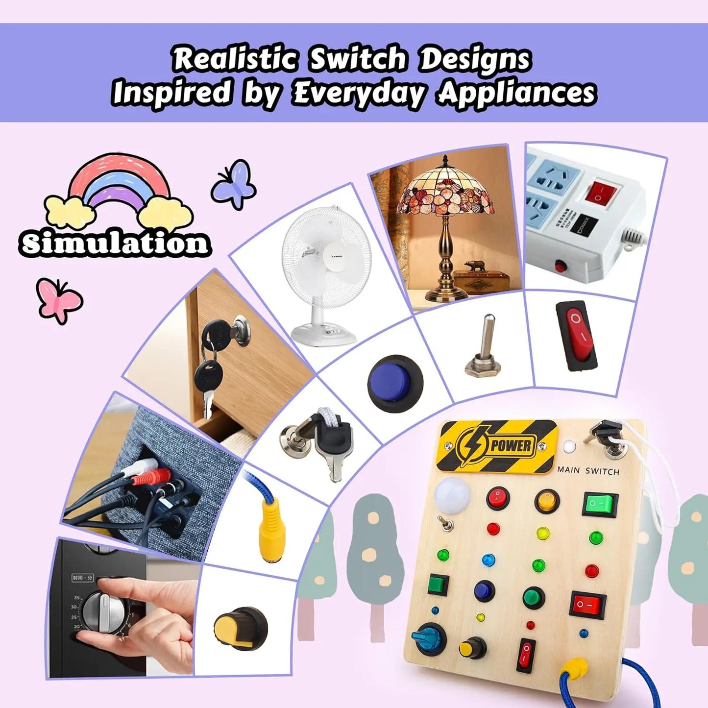 The Tiny Tech Station – Montessori LED Busy Board