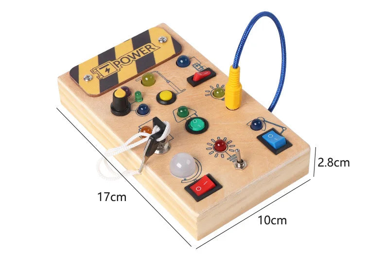 The Tiny Tech Station – Montessori LED Busy Board